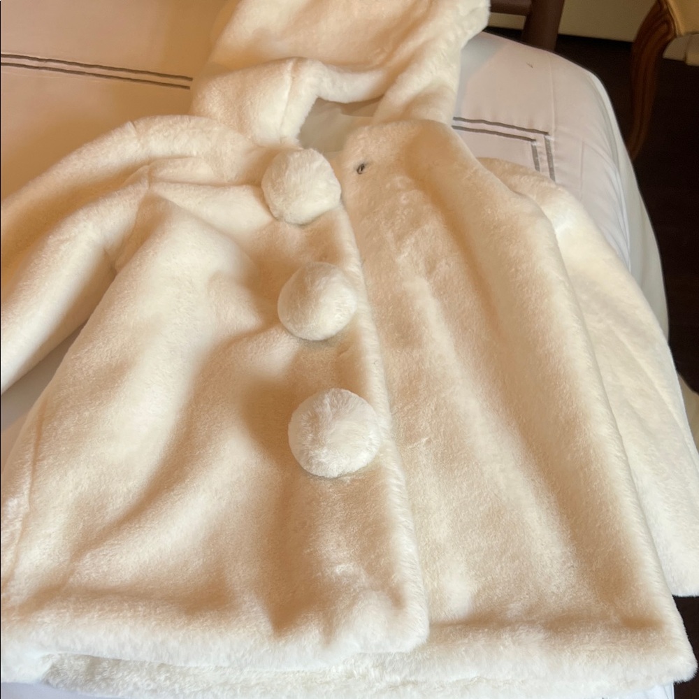 Cynthia Rowley Cream Kids Puffer Jacket